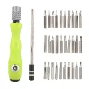 Tournevis de Précision 32-en-1, Kit de Tournevis Magnétique Mini pour Ordinateur avec Boîtier, Kit de Réparation pour Ordinateur/Lunettes/PC/Ordinateur Portable/Téléphone Mobile/Montre/Appareil Photo/Télévision