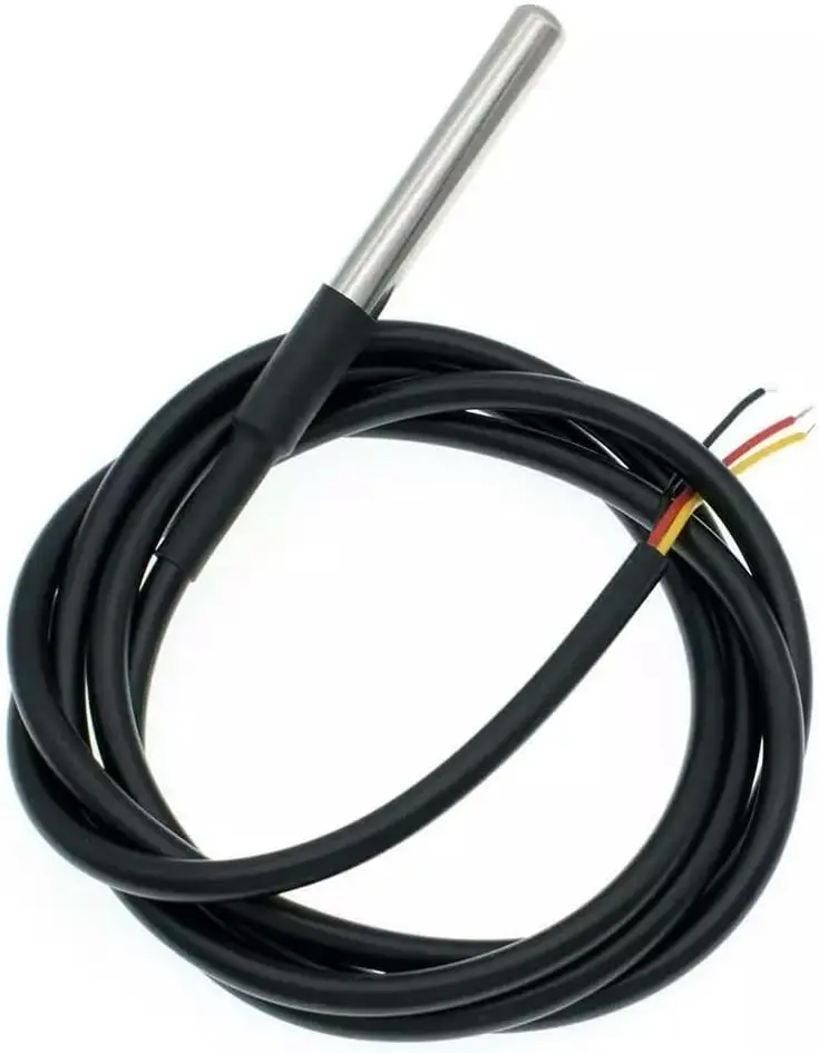 DS18B20 capteur de température en sonde en Acier inoxydable longueur 100cm
