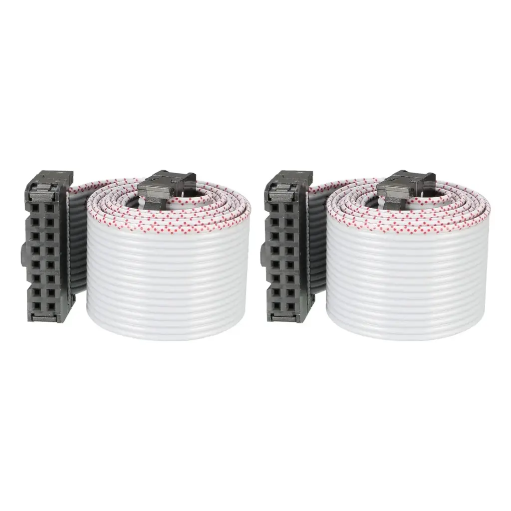 Câble Ruban Rebower IDC avec Connecteur F/F Type C [pour imprimantes 3D, moniteurs, consoles, projets d'affichage] - 50" 26 broches/Gris