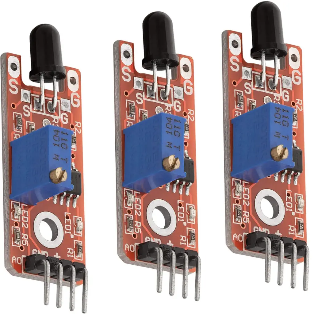 Module de Détecteur de Flamme KY-026 - Capteur de Feu Compatible avec Arduino et Raspberry Pi
