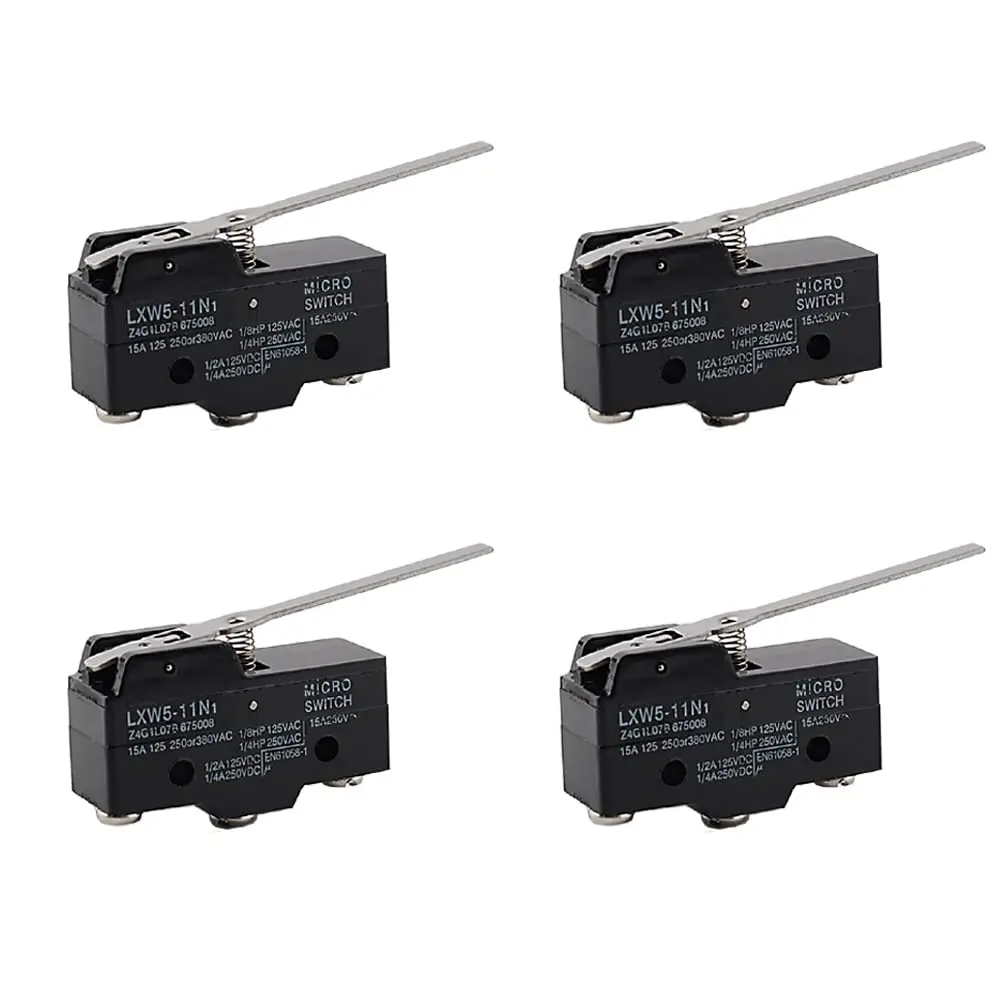 LXW5-11N1 Switches SPDT 1NO 1NC Momentary Hinge Lever Push Button 3A AC380V DC220V