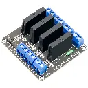 Module relais static 4 canaux 5V2A DC relais à semi-conducteurs déclenchement bas niveau carte relais pour commutateur d'alimentation compatible avec Arduino et Raspberry Pi