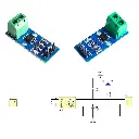 Module détecteur de courant ACS712ELC 5A 20A 30A, plage d'amperage 
