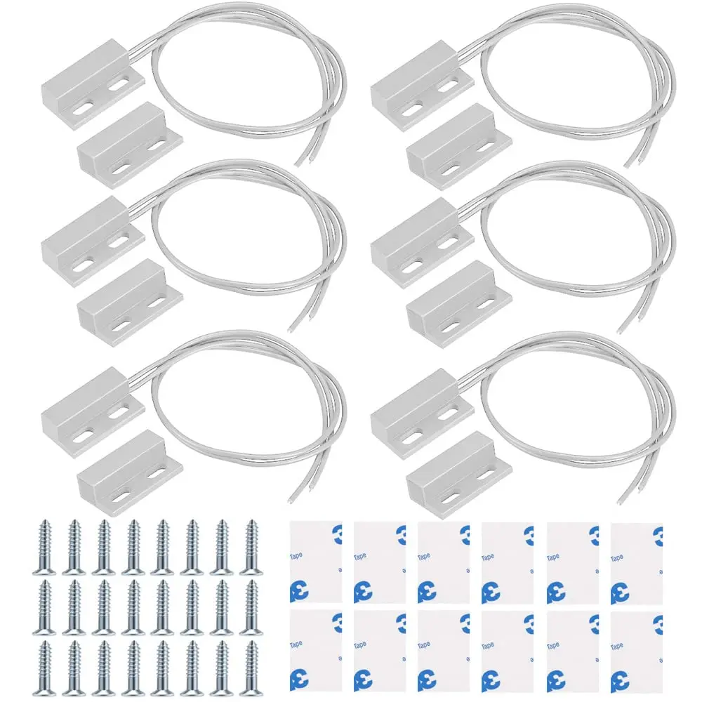 Capteur magnétique filaire pour porte/fenêtre MC-38 pour système d'alarme domestique