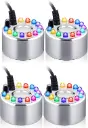 Brumisateur à ultrasons pour fontaine d'eau, brumisateur à changement de couleur, brumisateur LED pour fontaine d'intérieur, brumisateur pour la maison, la chambre, le bureau, les vacances en plein air (léger, alliage)