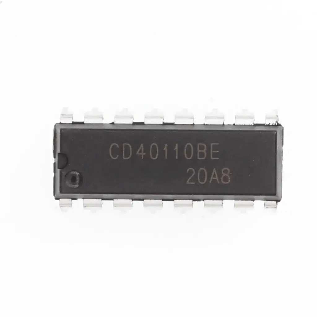 CD40110B Compteur Décade CMOS à Incrémentation/Décrémentation, Verrou et Pilote d'Afficheur