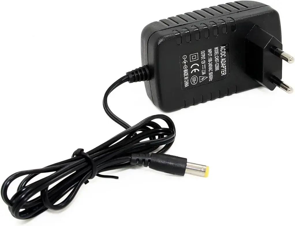 Adaptateur secteur DC, adaptateur AC DC  pour caméra de vidéosurveillance IP CCTV, système de caméra de surveillance, entrée 100 à 240V 50/60Hz