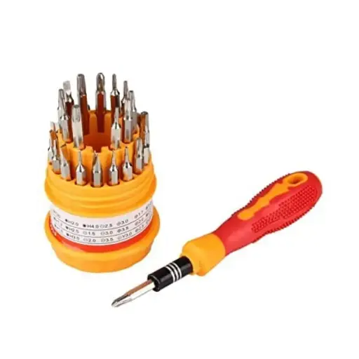 [TOA-0005] Outils de Réparation Kit Tournevis Magnétique de Précision Multifonction 31-en-1, Durable