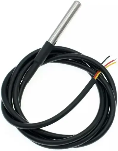 [SEN-0021] DS18B20 temperature sensor in stainless steel probe, 100cm length