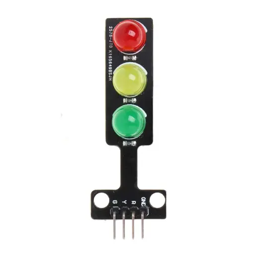 [LIG-0004] Mini module d'affichage LED de feu de signalisation 5 V pour rouge, jaune, vert