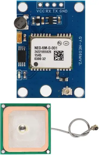 [COM-0003] Module GPS GY-NEO6MV2, Module GPS avec Antenne pour Contrôle de Vol, Module de Contrôle de Vol GPS avec Signal Ultra Puissant, Module de Positionnement GPS MWC IMU APM2 pour Arduino