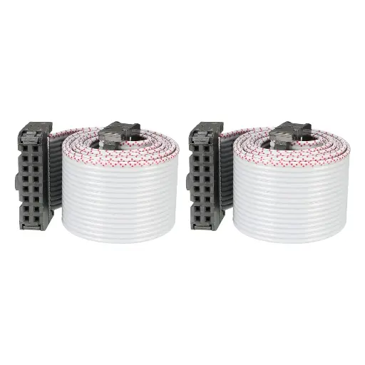 [CAB-0010] Ribbon Cable Rebower IDC with F/F Type C Connector [for 3D printers, monitors, consoles, display projects] - 50" 26 pins/Gray