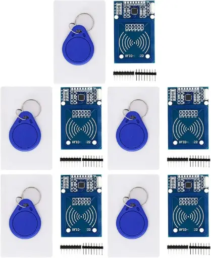 [COM-0005] Module d'induction de carte IC RF RFID, 13,56 MHz, interface SPI, courant de fonctionnement : 13-26 mA/DC 3,3 V, compatible avec Arduino et Raspberry Pi