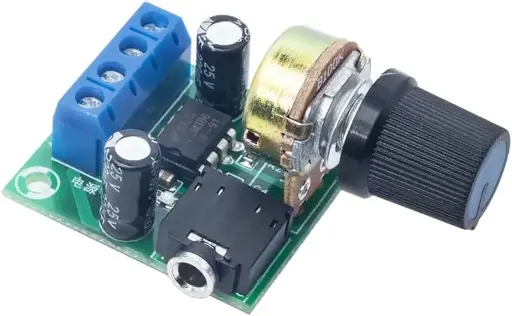[AMP-0004] Module Amplificateur Audio Mini 10W LM386 – Carte Amplificatrice de Puissance – Contrôle de Volume – Tension d'Alimentation DC 3-12V
