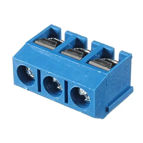 [CON-0007] Connecteur 5mm NF à vis à bloc montable sur PCB KF-301 5 broches, 3 broches