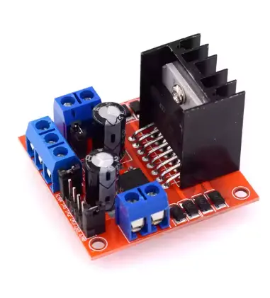 [MOT-0005] Module L298N Double Pont en H pour Contrôle de Moteur DC et Pas-à-Pas, Carte pour Arduino