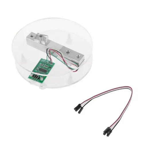Module de Capteur de Poids Numérique HX711 Convertisseur AD Kit de Poids Bypass Module de Capteur de Poids DIY Échelle Électronique Portable pour Arduino Raspberry Pi