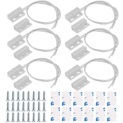 [SEN-0014] Capteur magnétique filaire pour porte/fenêtre MC-38 pour système d'alarme domestique