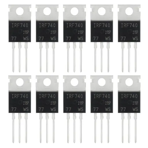 [TRN-0033] IRF740 IRF740N Transistors MOSFET 400 V 10A IRF740PBF Transistor MOSFETS de puissance à canal N 400 volts 10 ampères TO-220