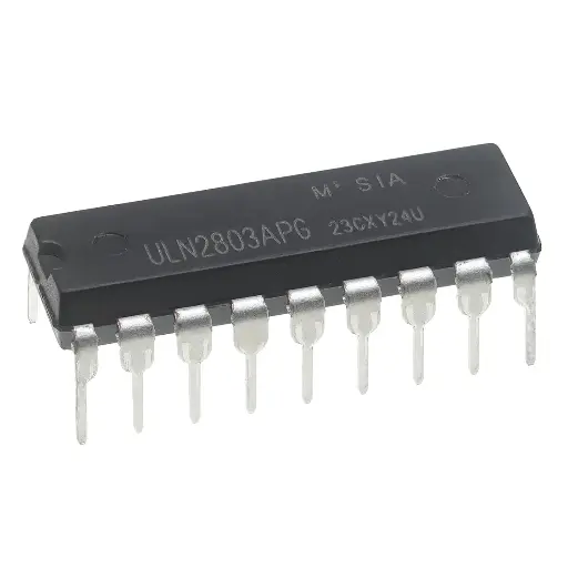 [TRN-0032] ULN2803 Huit transistors Darlington avec émetteurs communs.