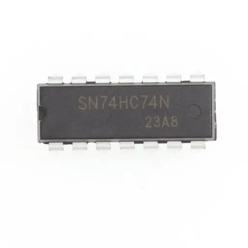 [LOG-00014] SN74HC74N Double bascules D déclenchées sur front montant avec Clear et Preset