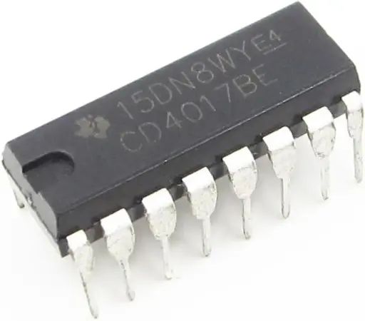 [LOG-0003] CD4017B Pilote de compteur CMOS