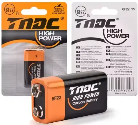 [BAT-0002] Non-Rechargeable Alkaline GP Extra 9V Batteries