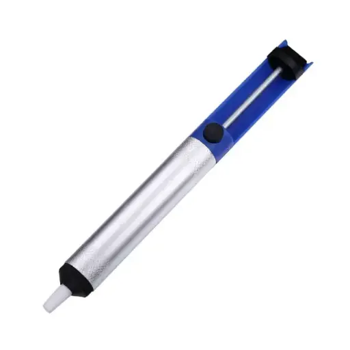 [TOA-0010] Aluminum Solder Suction Cup Desoldering Pump Tool Portable Tin Sucking Pen Disassembly Device Vacuum Soldering Iron Desoldering Device 