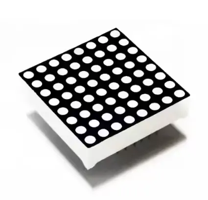 [DIS-0007] 8x8 Dot Matrix LED Display Module 1.9MM Matrix Lattice Common Anode Red Digital Tube DIY Kit
