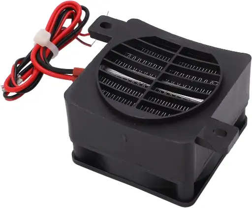 [HEA-0002] Air Heater, PTC Ceramic Heater DC12V 50W Constant Temperature Reinforced Nylon Shell PTC Air Heater 2.4 x 2.4 x 1.7 Inch